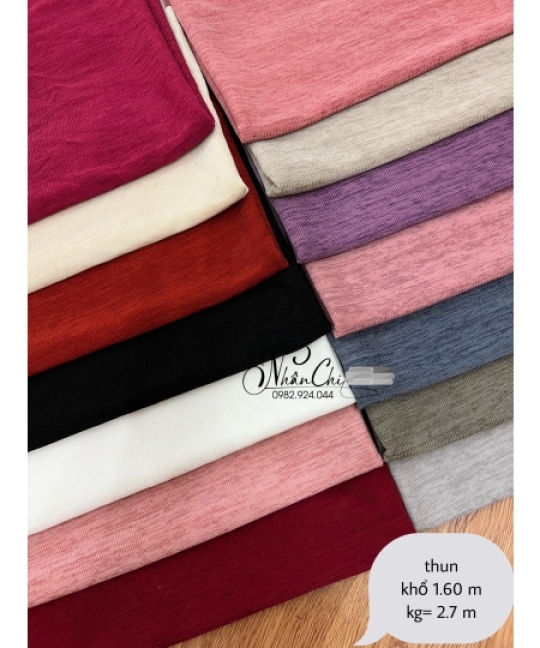 Vải Thun Body Nhiều Màu