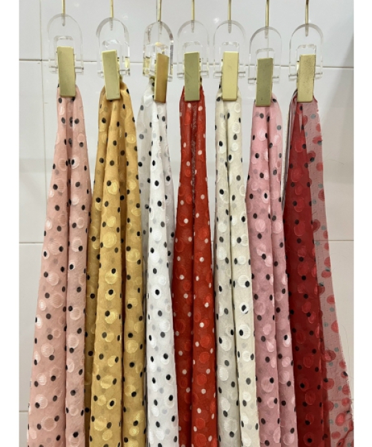 Vải Tơ Gấm Chấm BI