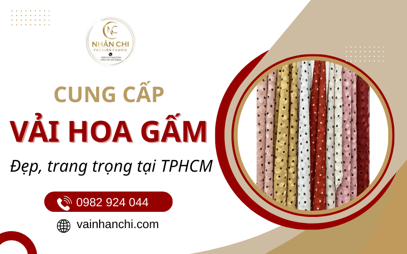 vải hoa gấm TPHCM