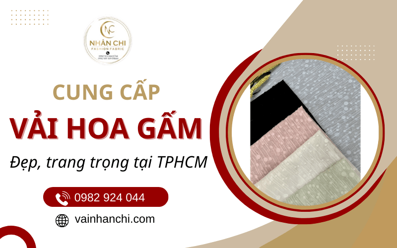 vải hoa gấm TPHCM